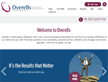 Tablet Screenshot of overells.com.au